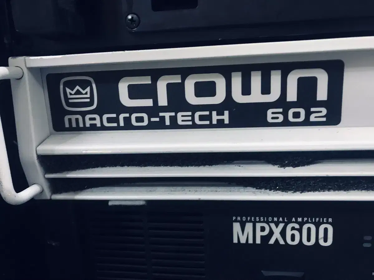 크라운 CROWN ma-602 750w 파워앰프